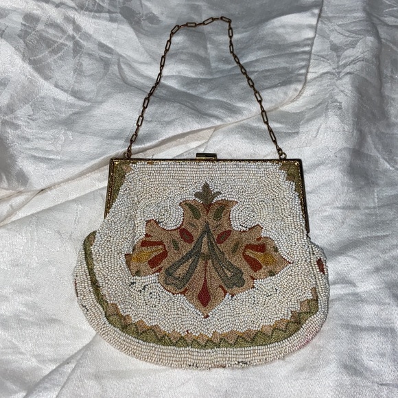 Vintage unique Longchamps Beaded/Embroidered Purse - Picture 4 of 15